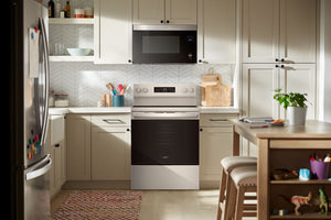 30-inch Electric Range with Air Cooking Technology #stainless