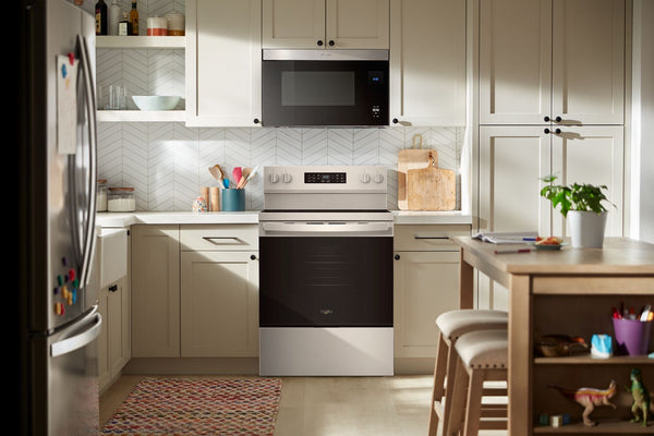 30-inch Electric Range with Air Cooking Technology #stainless