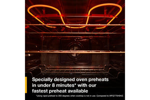30-inch Electric Smart Range with Air Cooking Technology, No Preheat Air Fry, High Speed Preheat Oven, WipeClean™ Coating, and Steam/Self Clean #blackstainless
