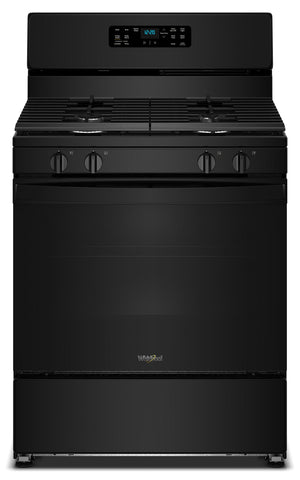 Whirlpool - 30-inch Gas Range with Crispy Mode and Dishwasher Safe Grates #black