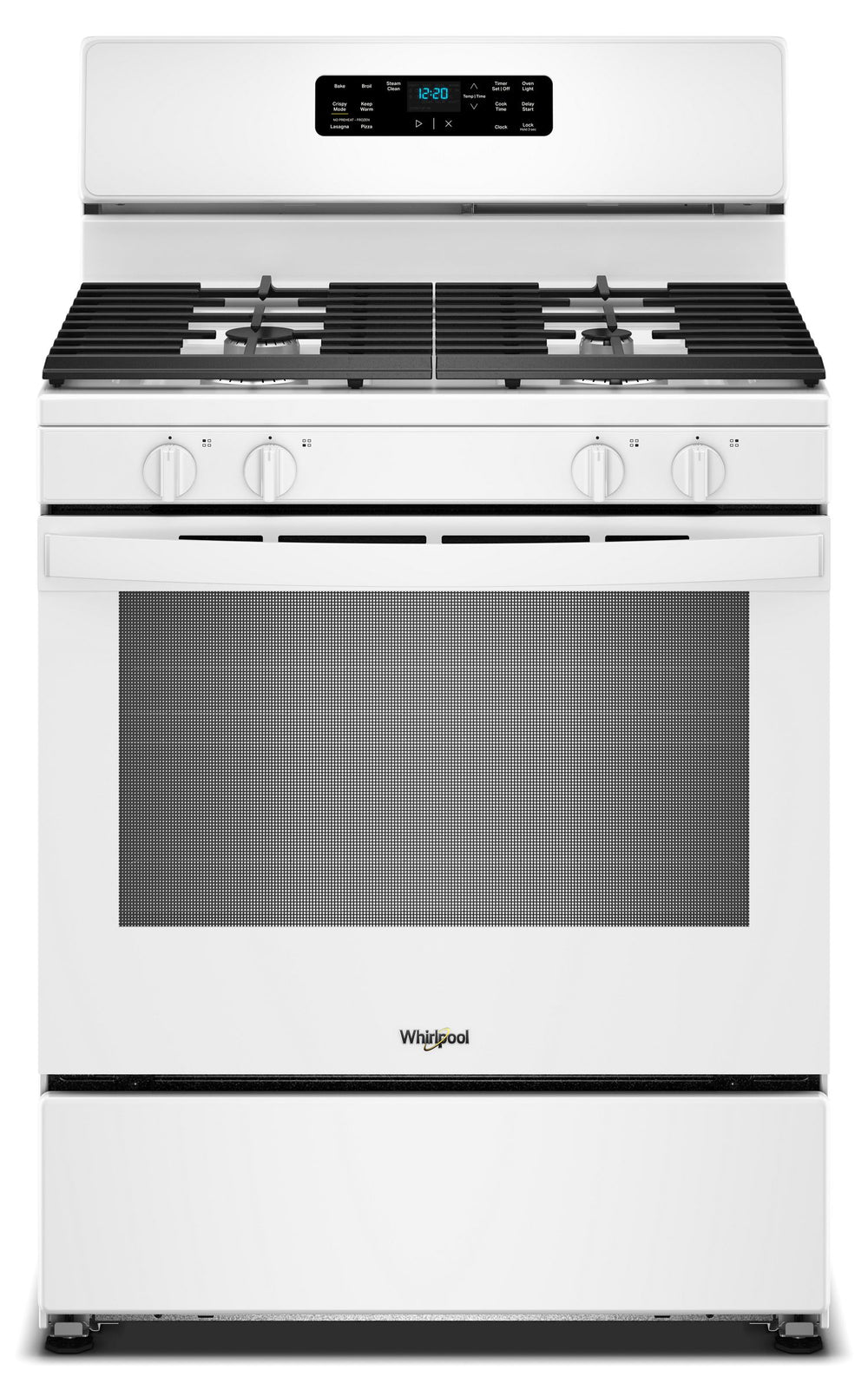 Whirlpool - 30-inch Gas Range with Crispy Mode and Dishwasher Safe Grates #white