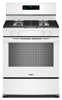 Whirlpool - 30-inch Gas Range with Crispy Mode and Dishwasher Safe Grates #white
