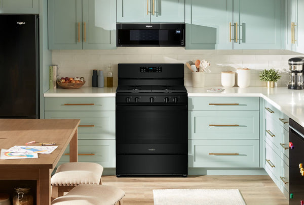 Whirlpool - 30-inch Gas Range with Crispy Mode and Griddle Zone #black