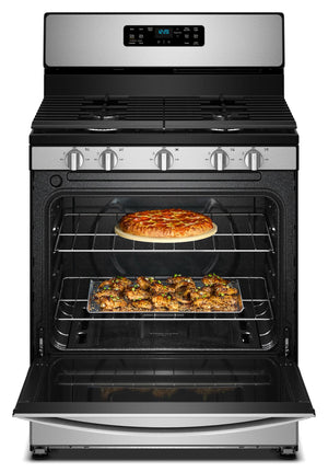 Whirlpool - 30-inch Gas Range with Crispy Mode and Griddle Zone #stainless