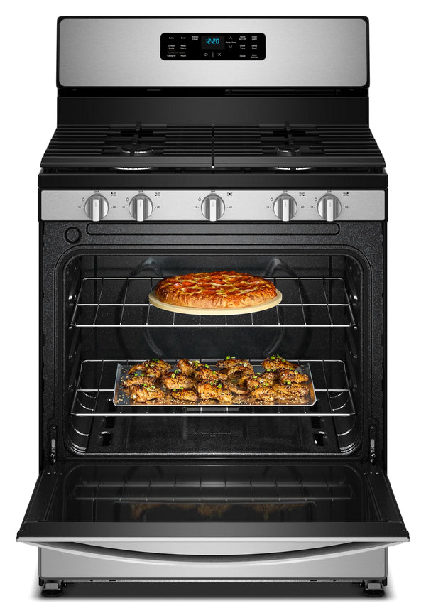 Whirlpool - 30-inch Gas Range with Crispy Mode and Griddle Zone #stainless