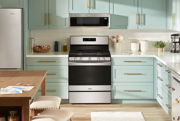 Whirlpool - 30-inch Gas Range with Crispy Mode and Griddle Zone #stainless