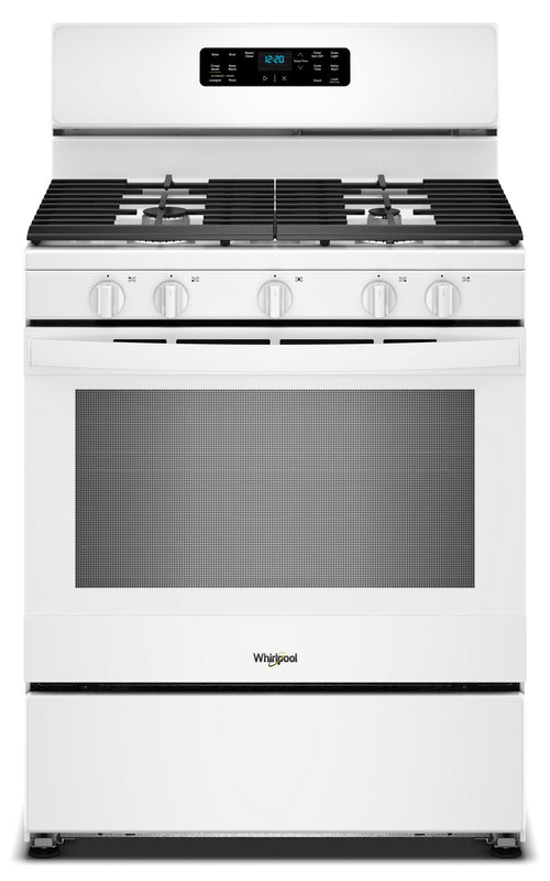 Whirlpool - 30-inch Gas Range with Crispy Mode and Griddle Zone #white