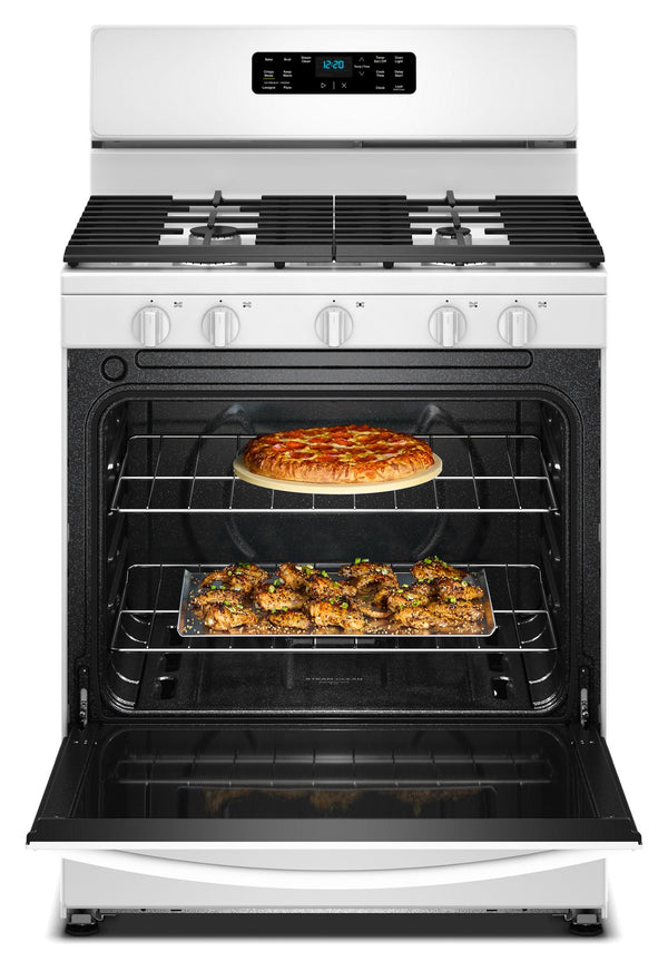 Whirlpool - 30-inch Gas Range with Crispy Mode and Griddle Zone #white