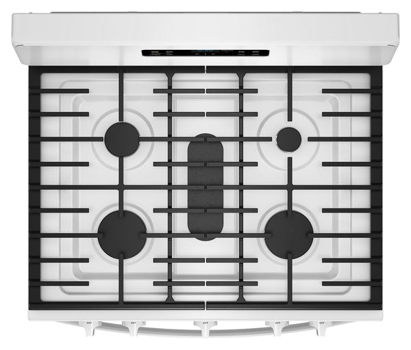 Whirlpool - 30-inch Gas Range with Crispy Mode and Griddle Zone #white