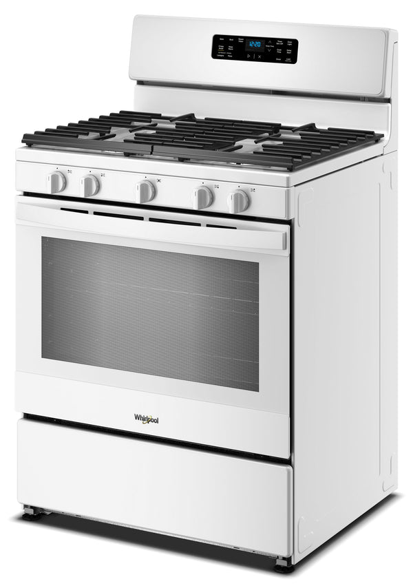 Whirlpool - 30-inch Gas Range with Crispy Mode and Griddle Zone #white