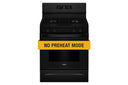 30-inch Self Clean Gas Range with No Preheat Mode #black
