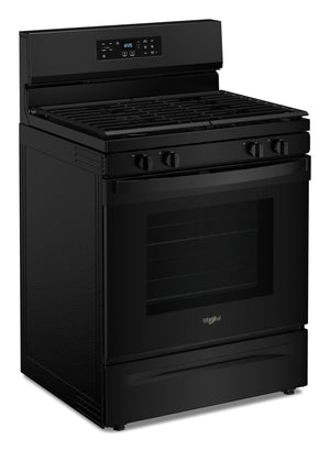 30-inch Self Clean Gas Range with No Preheat Mode #black