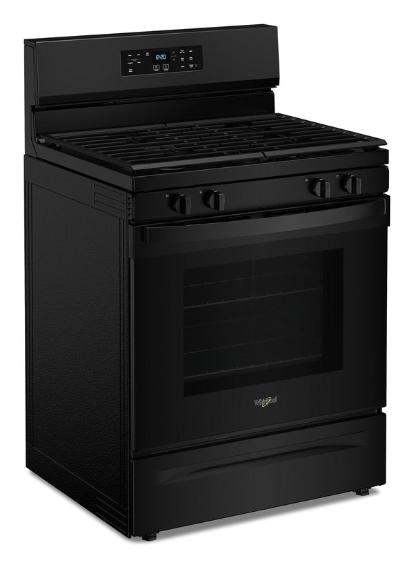 30-inch Self Clean Gas Range with No Preheat Mode #black