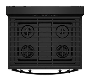 30-inch Self Clean Gas Range with No Preheat Mode #black