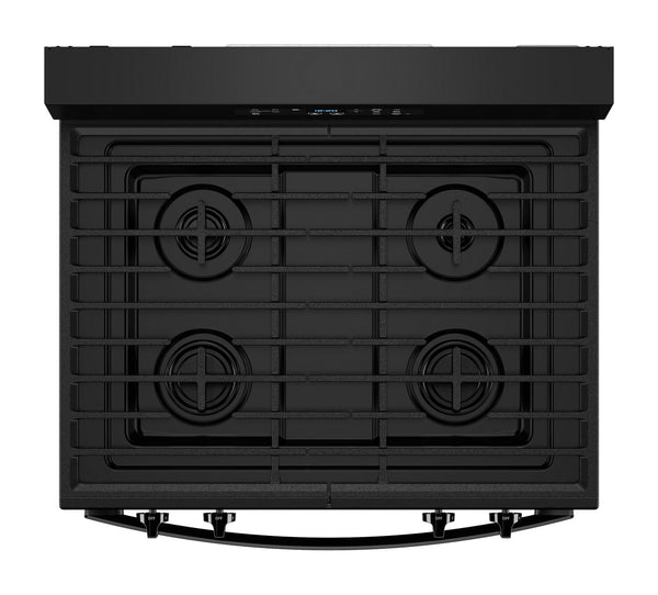 30-inch Self Clean Gas Range with No Preheat Mode #black