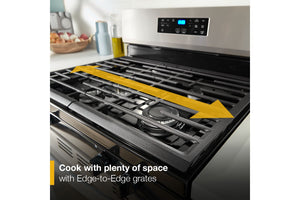 30-inch Self Clean Gas Range with No Preheat Mode #black