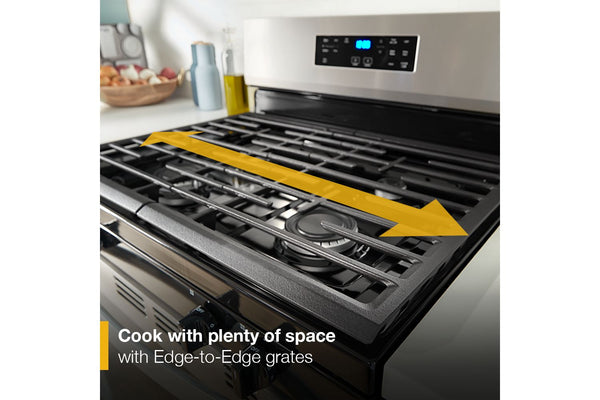 30-inch Self Clean Gas Range with No Preheat Mode #black
