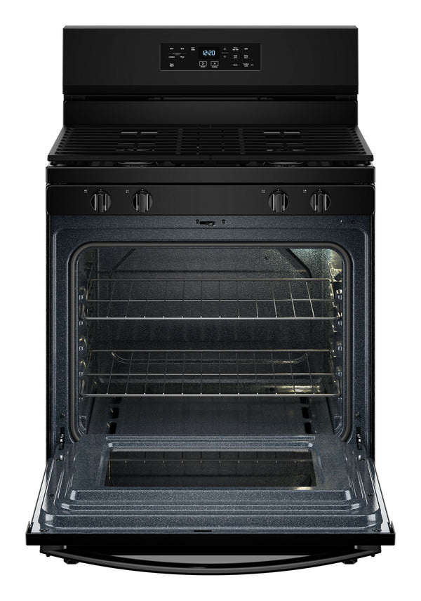 30-inch Self Clean Gas Range with No Preheat Mode #black