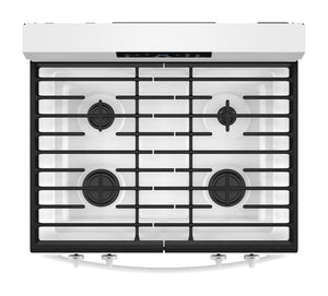 30-inch Self Clean Gas Range with No Preheat Mode #white