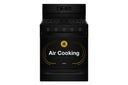 30-inch Gas Range with Air Cooking Technology, No Preheat Air Fry and Air Baking and Self Clean #black