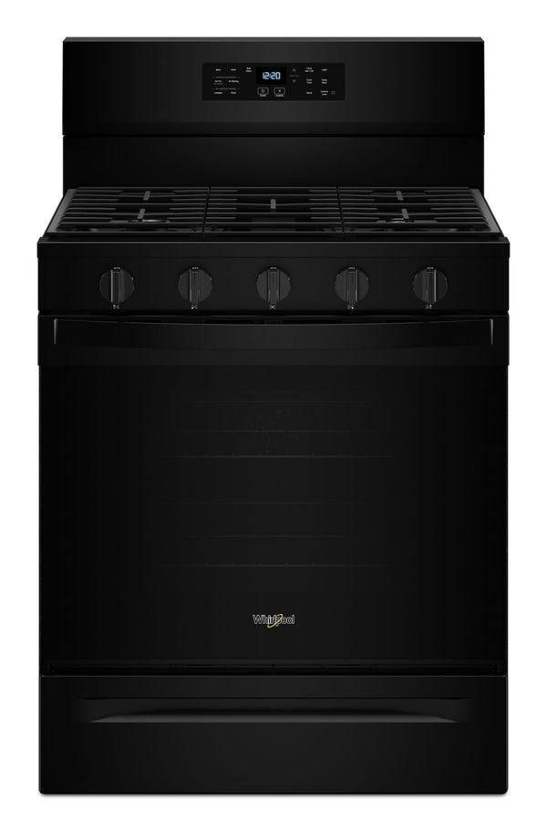 30-inch Gas Range with Air Cooking Technology, No Preheat Air Fry and Air Baking and Self Clean #black
