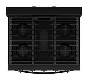 30-inch Gas Range with Air Cooking Technology, No Preheat Air Fry and Air Baking and Self Clean #black