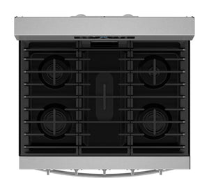 30-inch Gas Range with Air Cooking Technology, No Preheat Air Fry and Air Baking and Self Clean #stainlesssteel