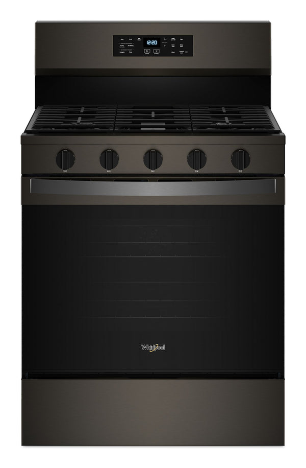 30-inch Gas Range with Air Cooking Technology, No Preheat Air Fry and Air Baking and Self Clean #blackstainless