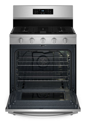 30-inch Gas Range with Air Cooking Technology, No Preheat Air Fry and Air Baking and Self Clean #stainless