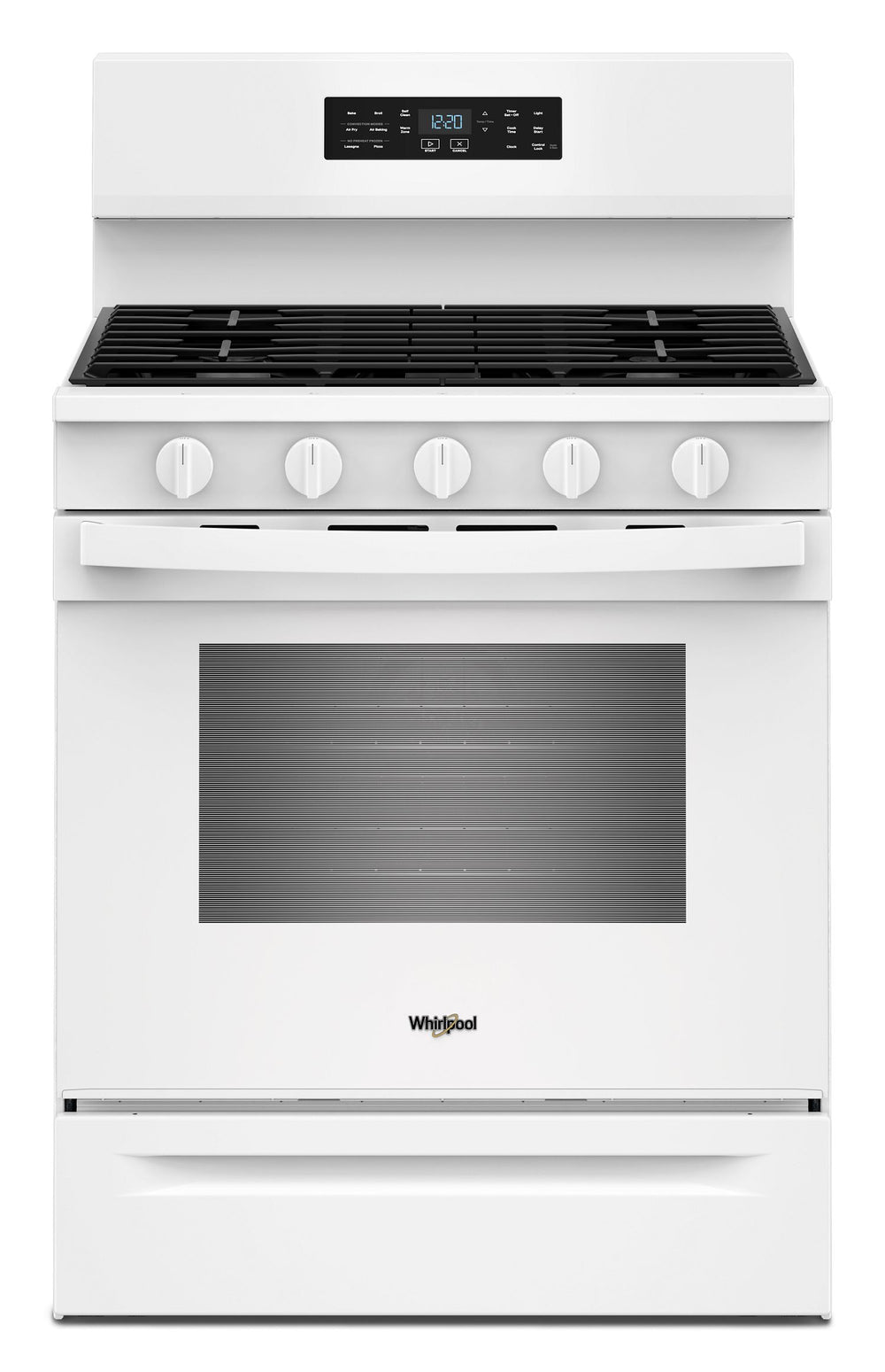 30-inch Gas Range with Air Cooking Technology and EZ-2-Lift™ Hinged Grates #white