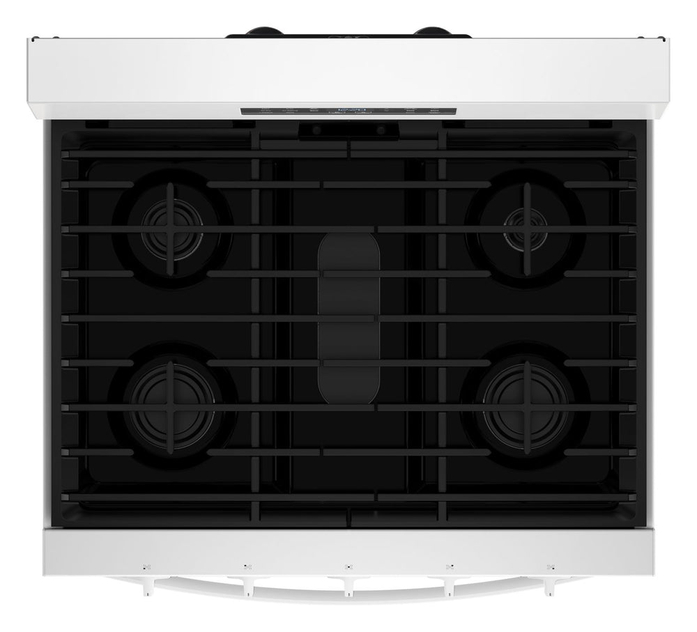 30-inch Gas Range with Air Cooking Technology and EZ-2-Lift™ Hinged Grates #white
