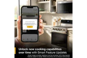 30-inch Smart Gas Range with Air Cooking Technology, No Preheat Air Fry, Steam/Self Clean and High Speed Preheat #stainless