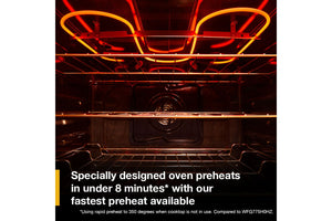 30-inch Smart Gas Range with Air Cooking Technology, No Preheat Air Fry, Steam/Self Clean and High Speed Preheat #stainless