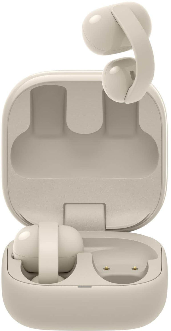 Sony - LinkBuds Clip Truly Wireless Open Earbuds - Greige