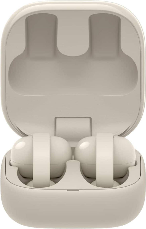 Sony - LinkBuds Clip Truly Wireless Open Earbuds - Greige