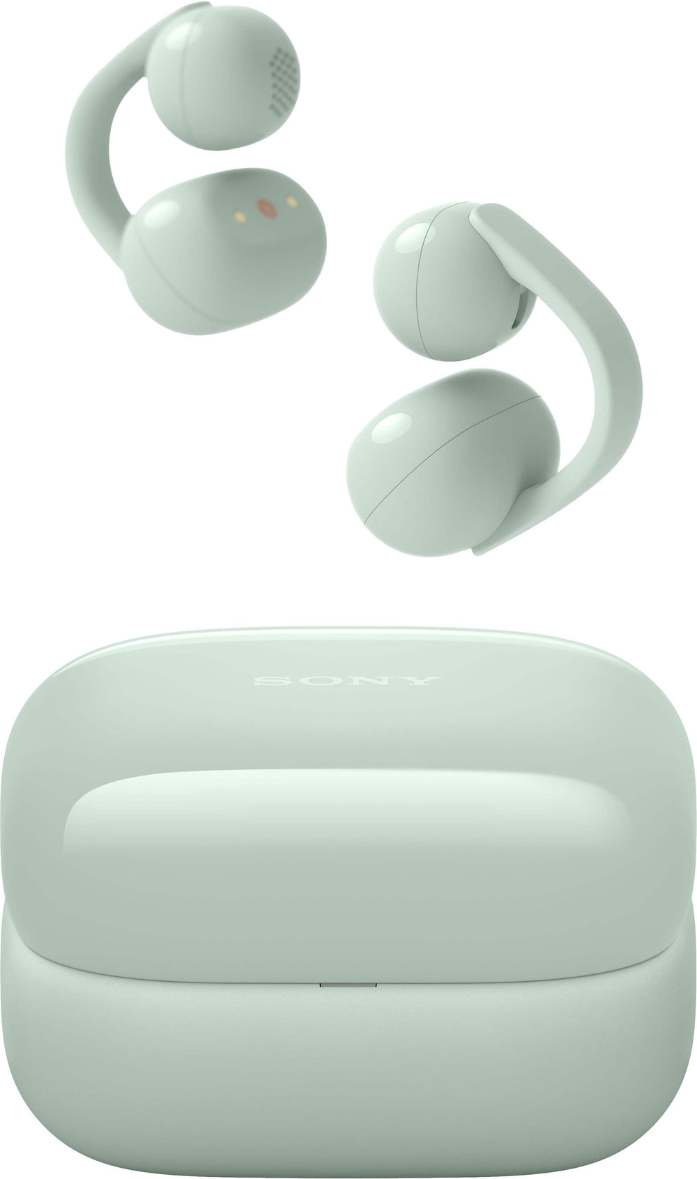 Sony - LinkBuds Clip Truly Wireless Open Earbuds - Green