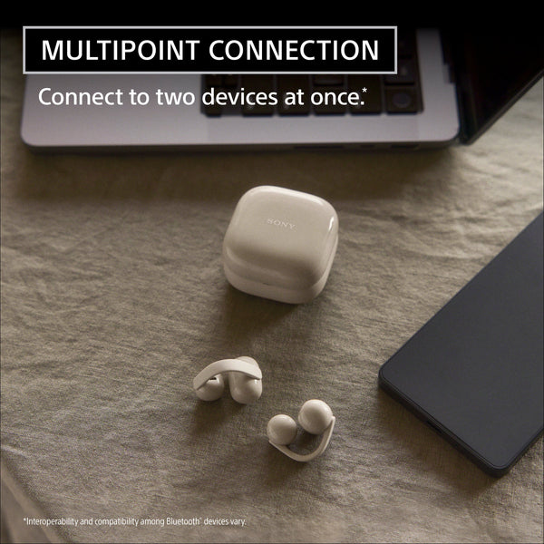 Sony - LinkBuds Clip Truly Wireless Open Earbuds - Green