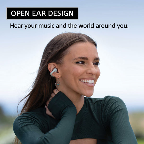 Sony - LinkBuds Clip Truly Wireless Open Earbuds - Green