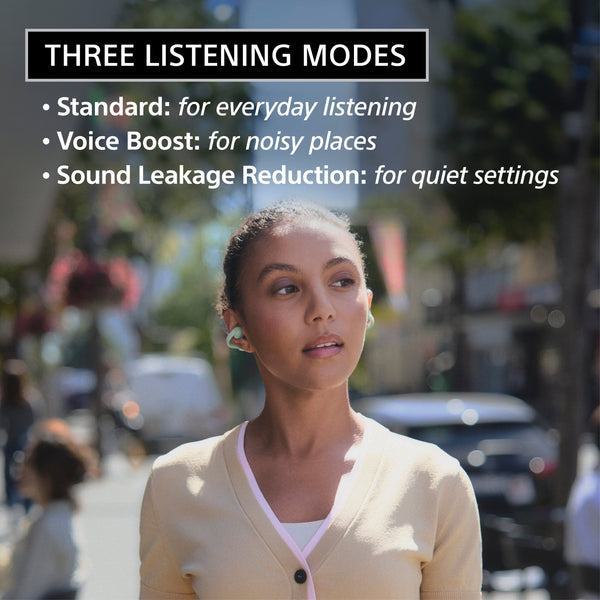Sony - LinkBuds Clip Truly Wireless Open Earbuds - Lavender