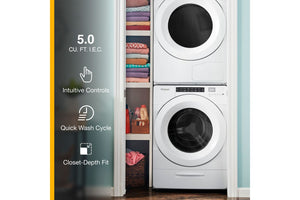 4.3 cu. ft. Closet-Depth Front Load Washer with Intuitive Controls