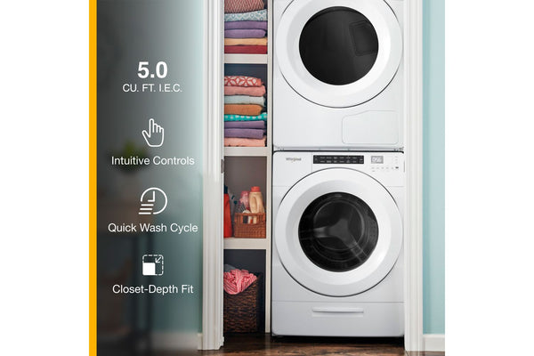 4.3 cu. ft. Closet-Depth Front Load Washer with Intuitive Controls
