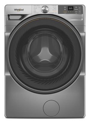 Whirlpool - 4.5 cu. ft. Smart Front Load ENERGY STAR® Washer with FreshFlow™ Vent System #radiantsilver