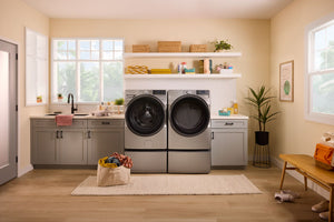 Whirlpool - 4.5 cu. ft. Smart Front Load ENERGY STAR® Washer with FreshFlow™ Vent System #radiantsilver