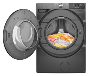 Whirlpool - 4.5 cu. ft. Smart Front Load ENERGY STAR® Washer with FreshFlow™ Vent System #volcanoblack