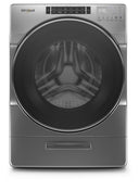 5.0 cu. ft. Front Load Washer with Load & Go™ XL Dispenser #chromeshadow