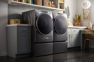 5.0 cu. ft. Front Load Washer with Load & Go™ XL Dispenser #chromeshadow