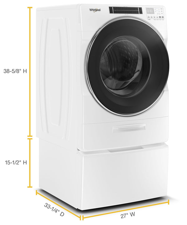 5.0 cu. ft. Front Load Washer with Load & Go™ XL Dispenser #white