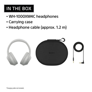 Sony - WH-1000XM4C Wireless Noise Cancelling Headphones (M4 2nd Gen) - Platinum Silver