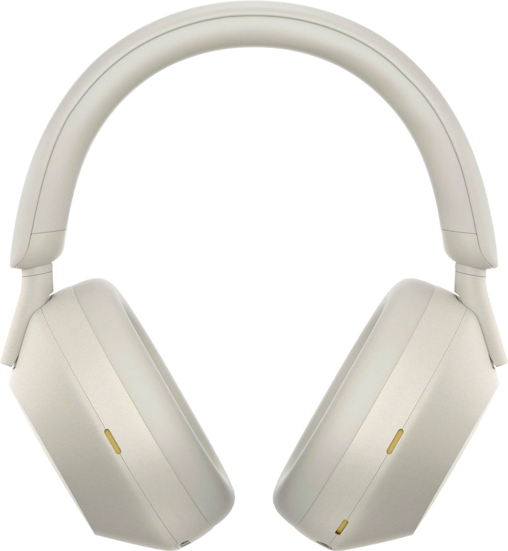 Sony - WH-1000XM5 Wireless Noise Cancelling Over-the-Ear Headphones - Silver