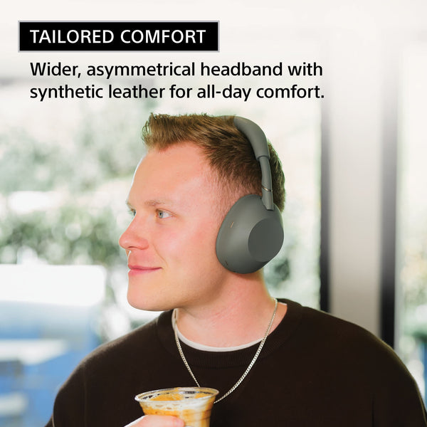 Sony - WH-1000XM6- Best Wireless Noise Cancelling Headphones - Olive Gray
